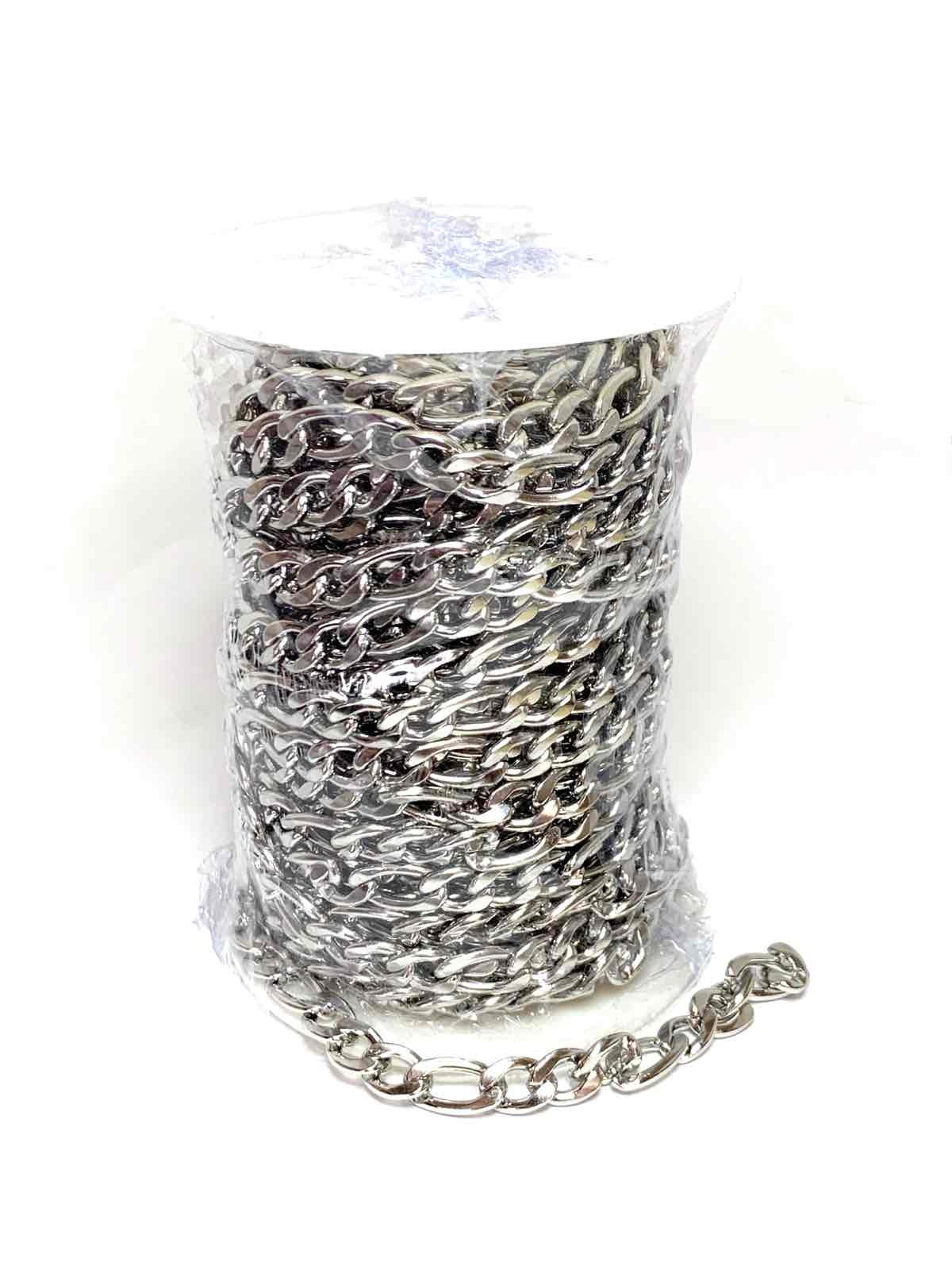 Grossiste Z. Emilie - Accessoire chaîne en rouleau  10 mètre acier maille figaro 1-3 6.5mm N°1.8