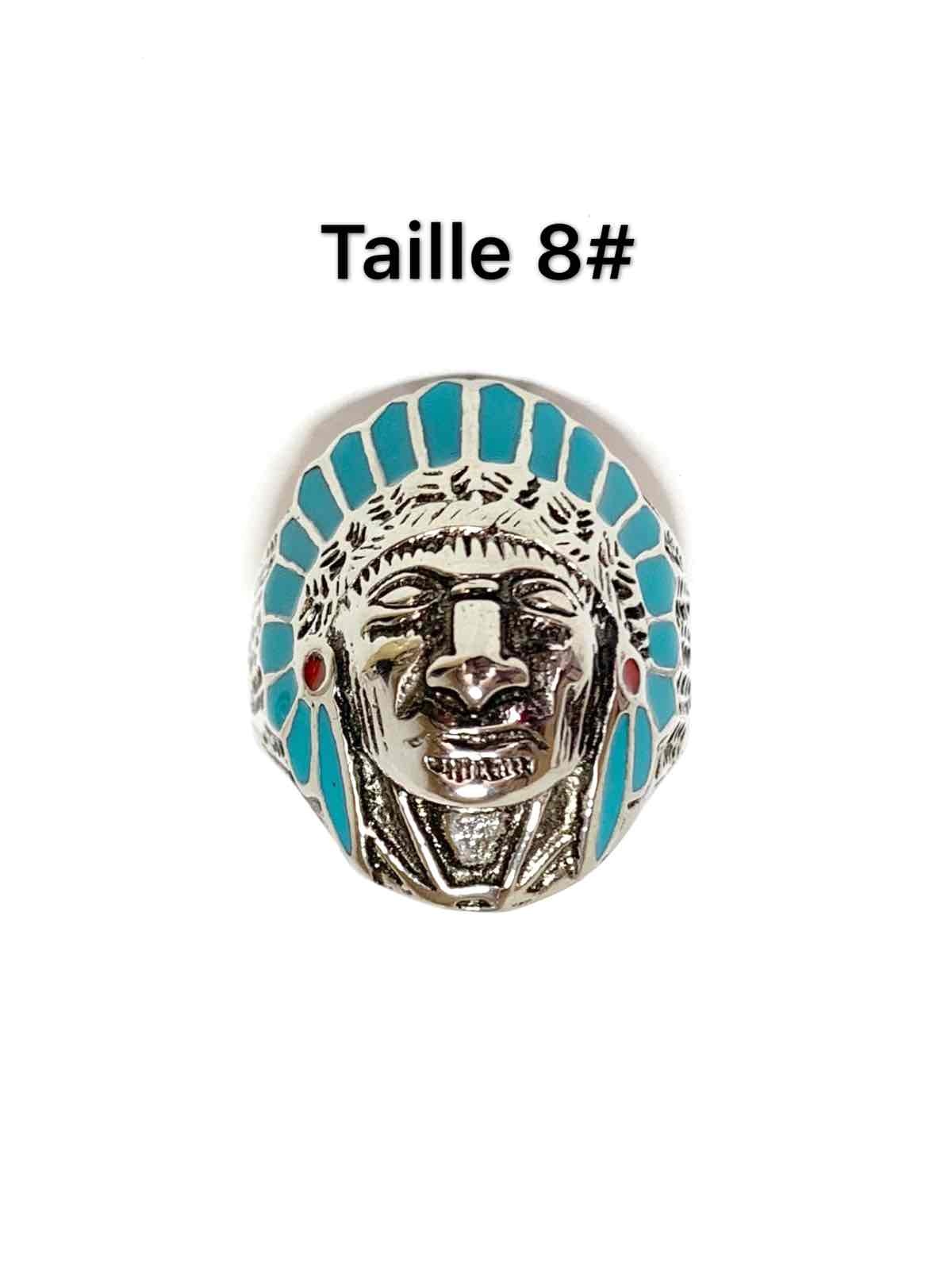 Großhändler Z. Emilie - Indianerkopf-Stahlring