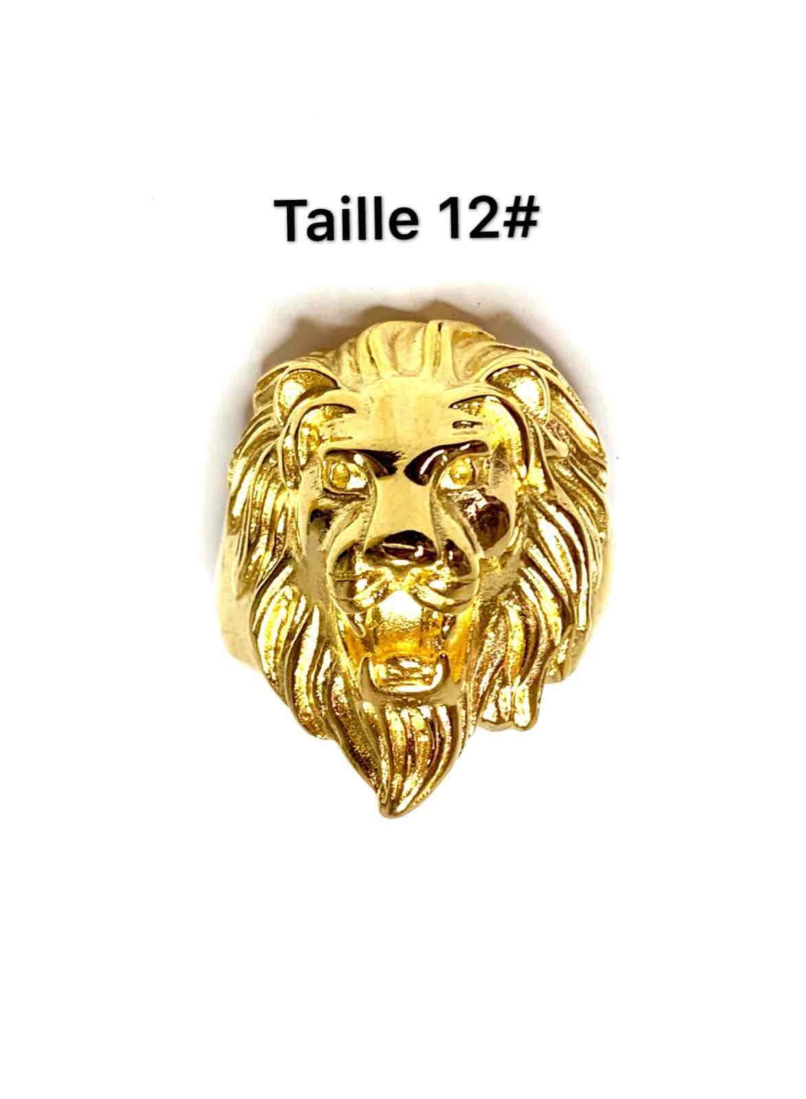Grossiste Z. Emilie - Bague acier tête de lion