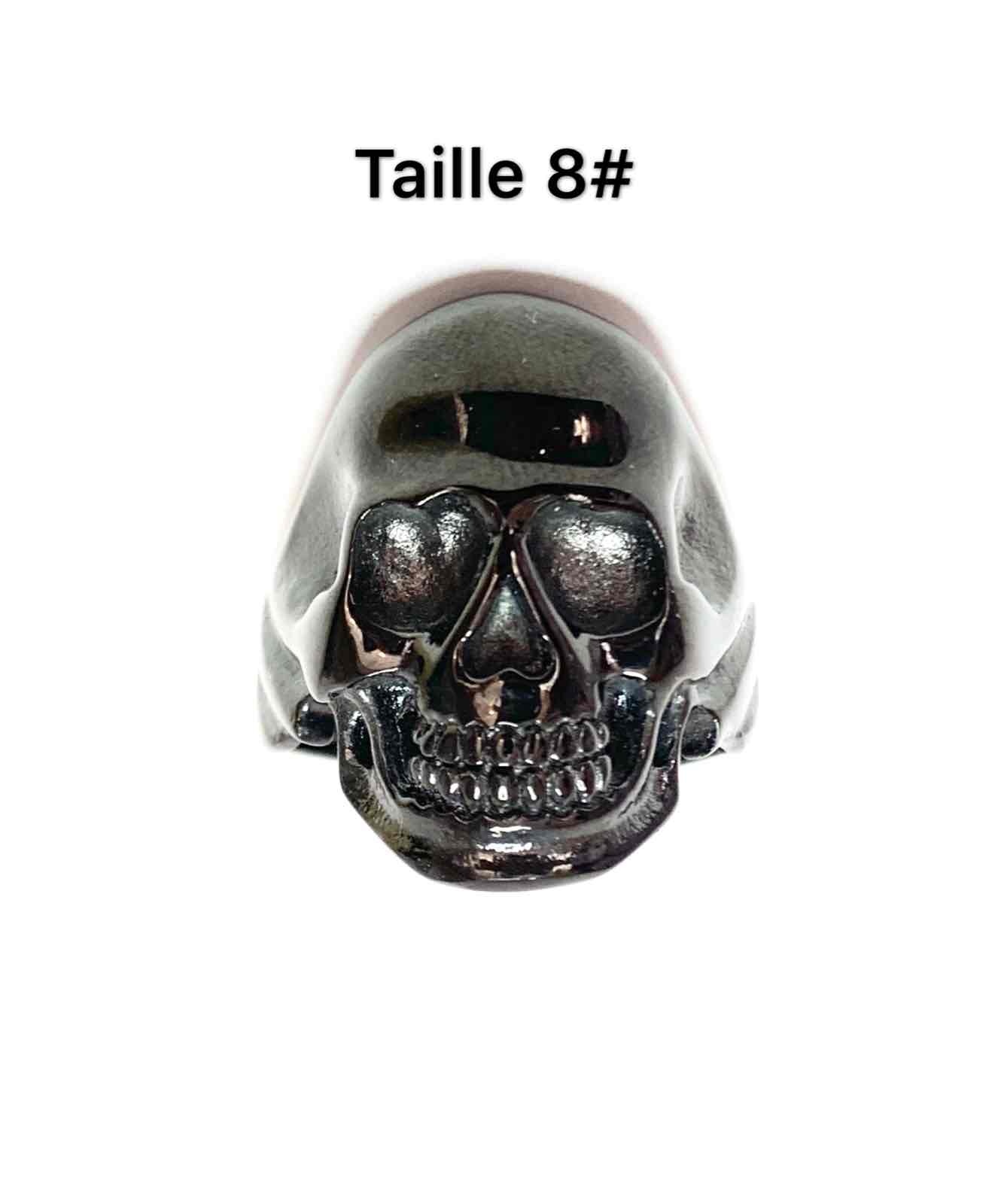 Grossiste Z. Emilie - Bague acier tête de mort