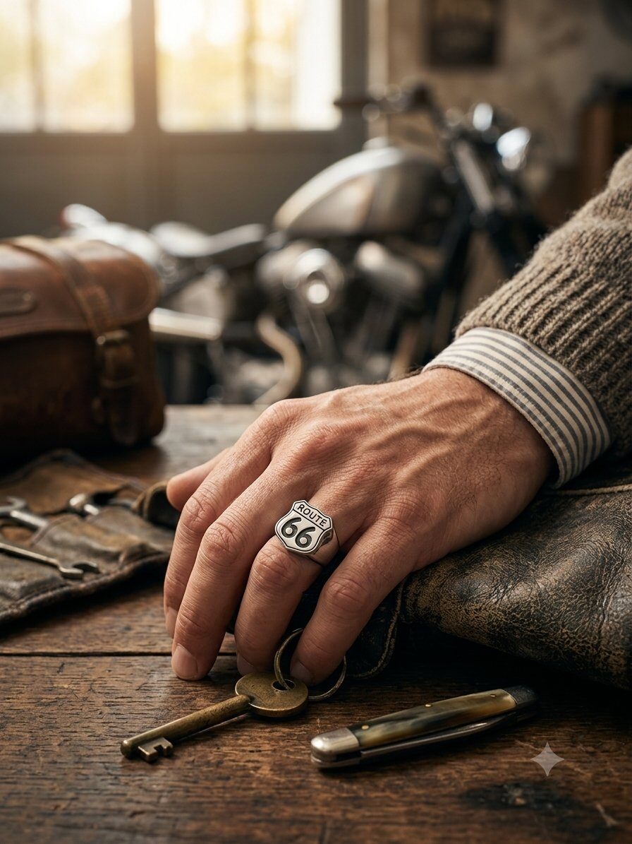 Wholesaler Z. Emilie - Steel Ring Route 66