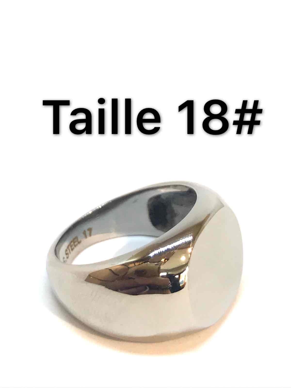 Mayorista Z. Emilie - Anillo de acero caballero redondo