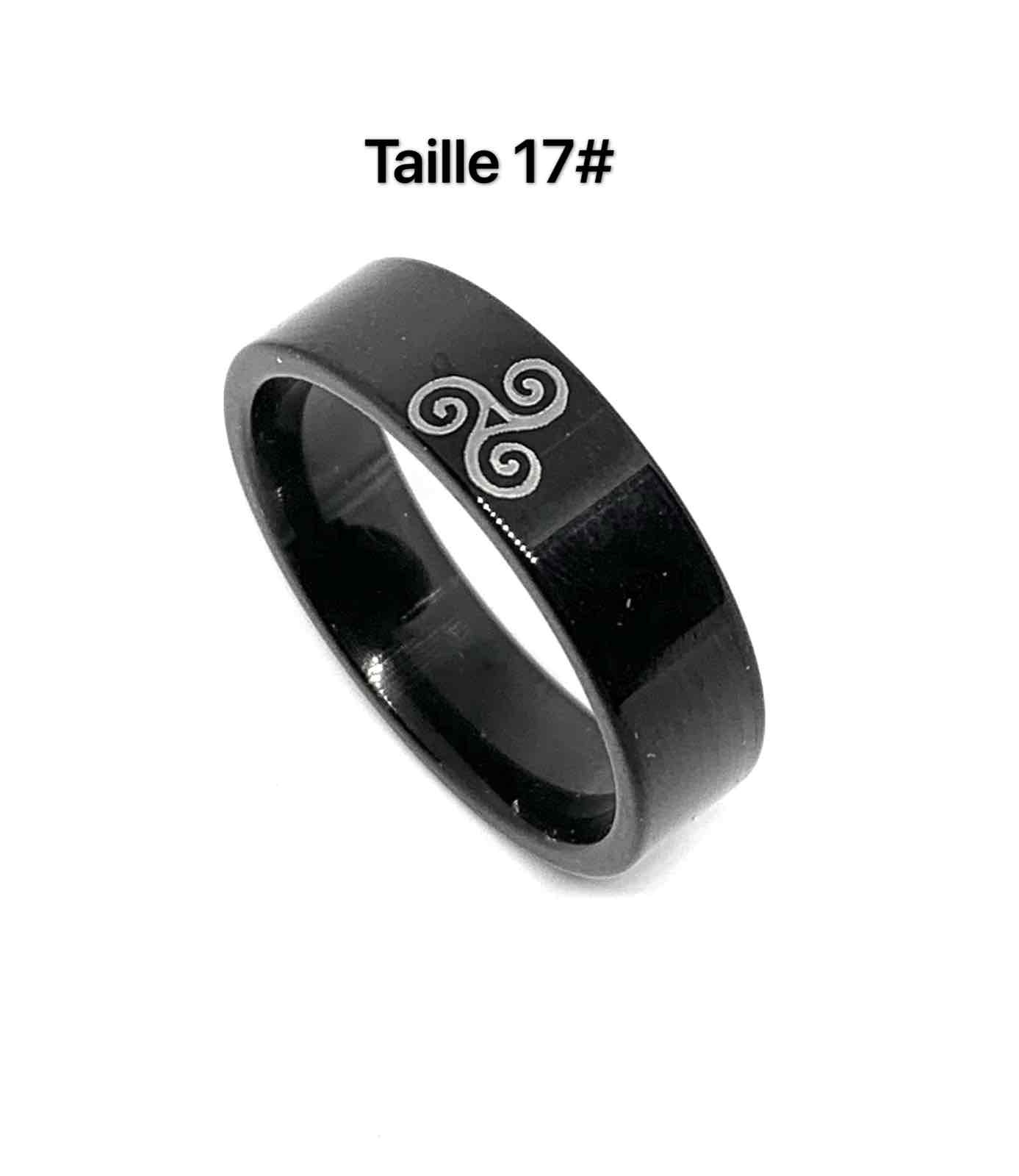 Grossiste Z. Emilie - Bague acier triskell