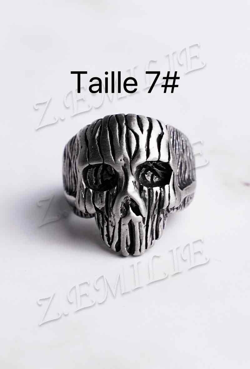 Großhändler Z. Emilie - Edelstahl Totenkopfring
