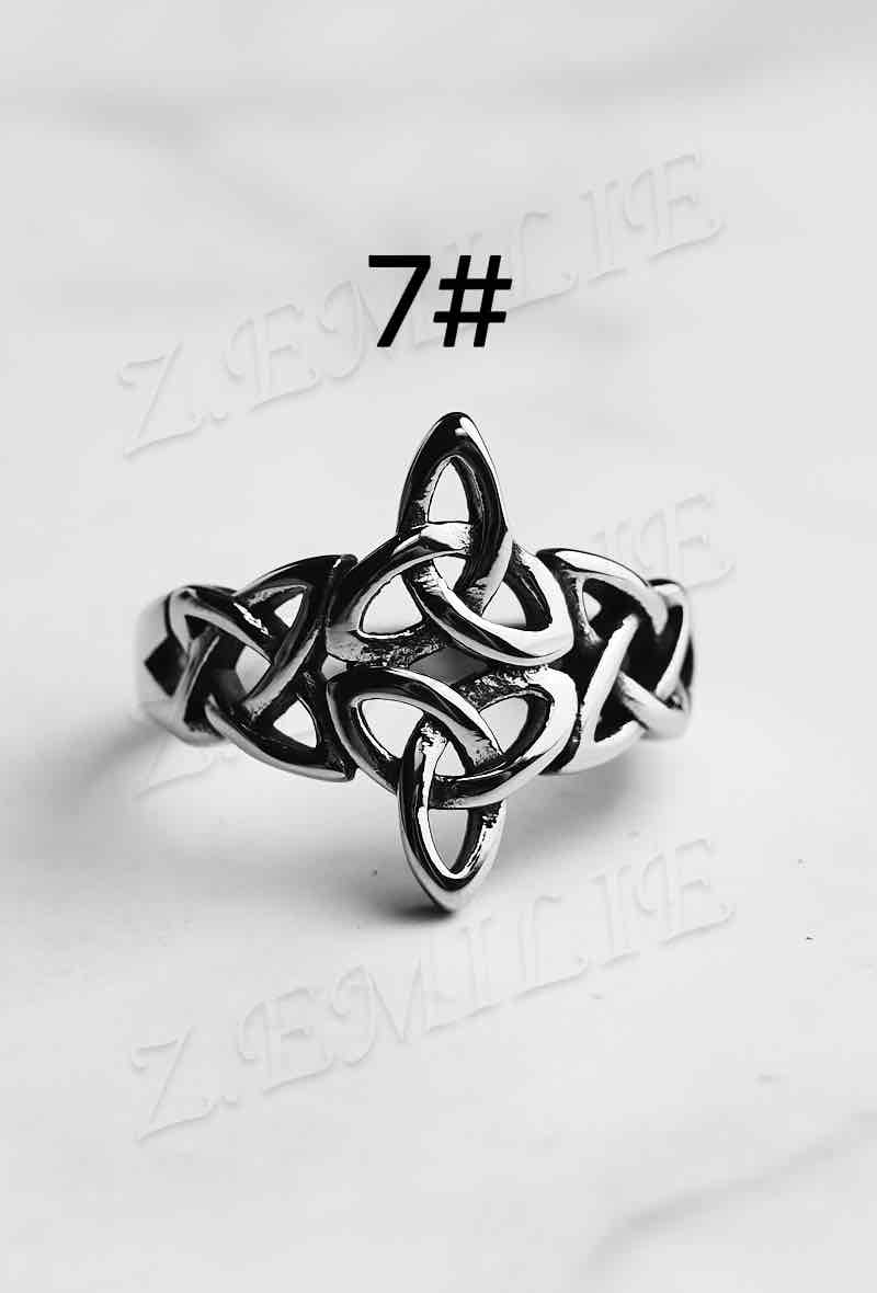 Grossiste Z. Emilie - Bague acier Tribal