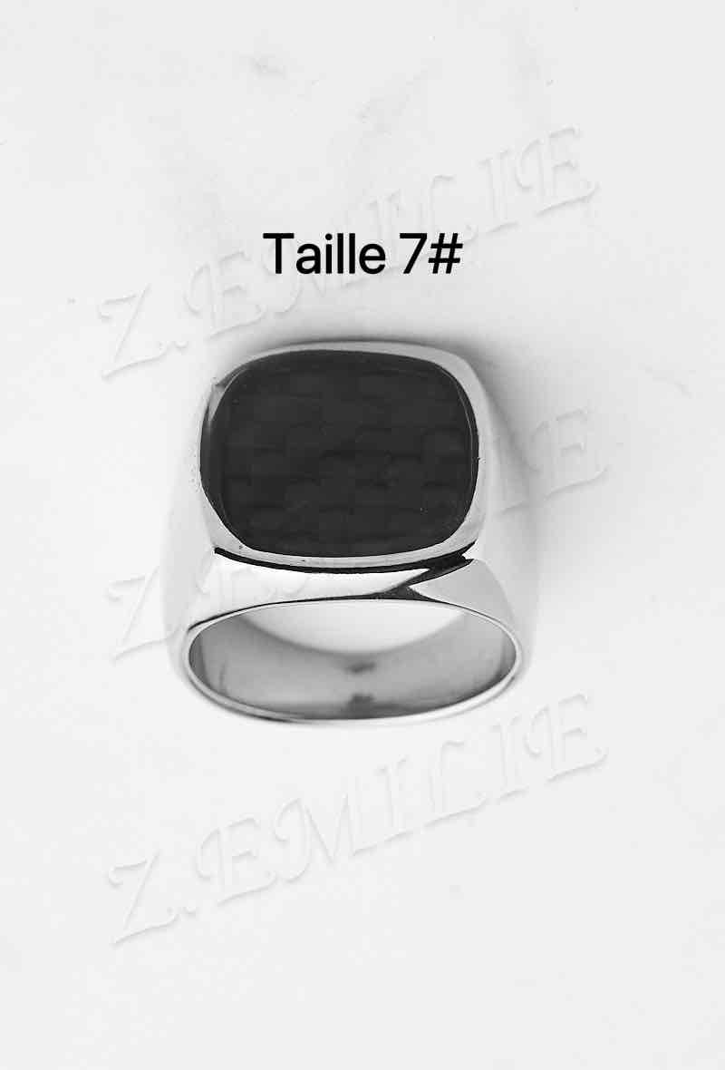 Grossiste Z. Emilie - Bague acier carbone