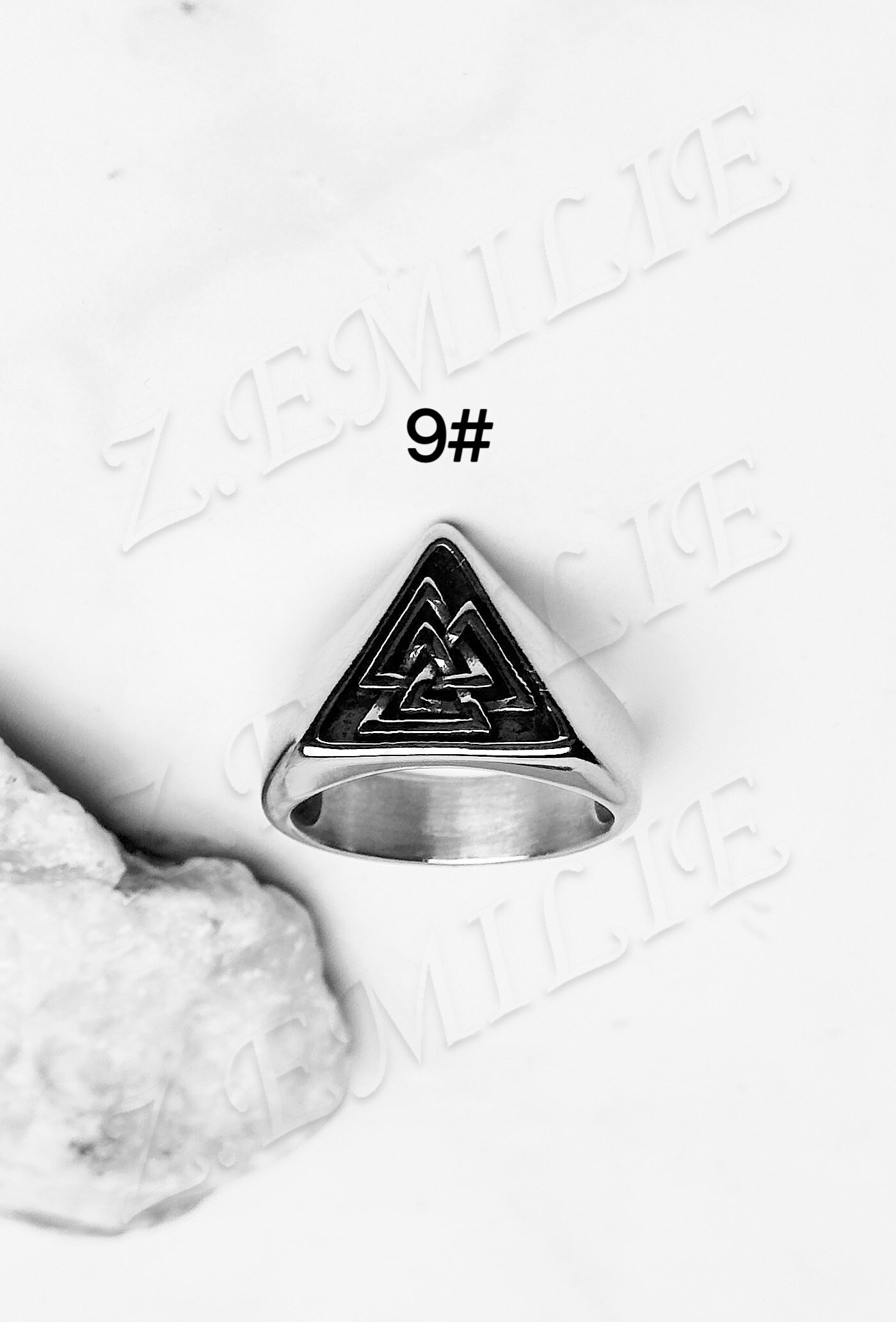Wholesaler Z. Emilie - Viking Trinity Steel Ring