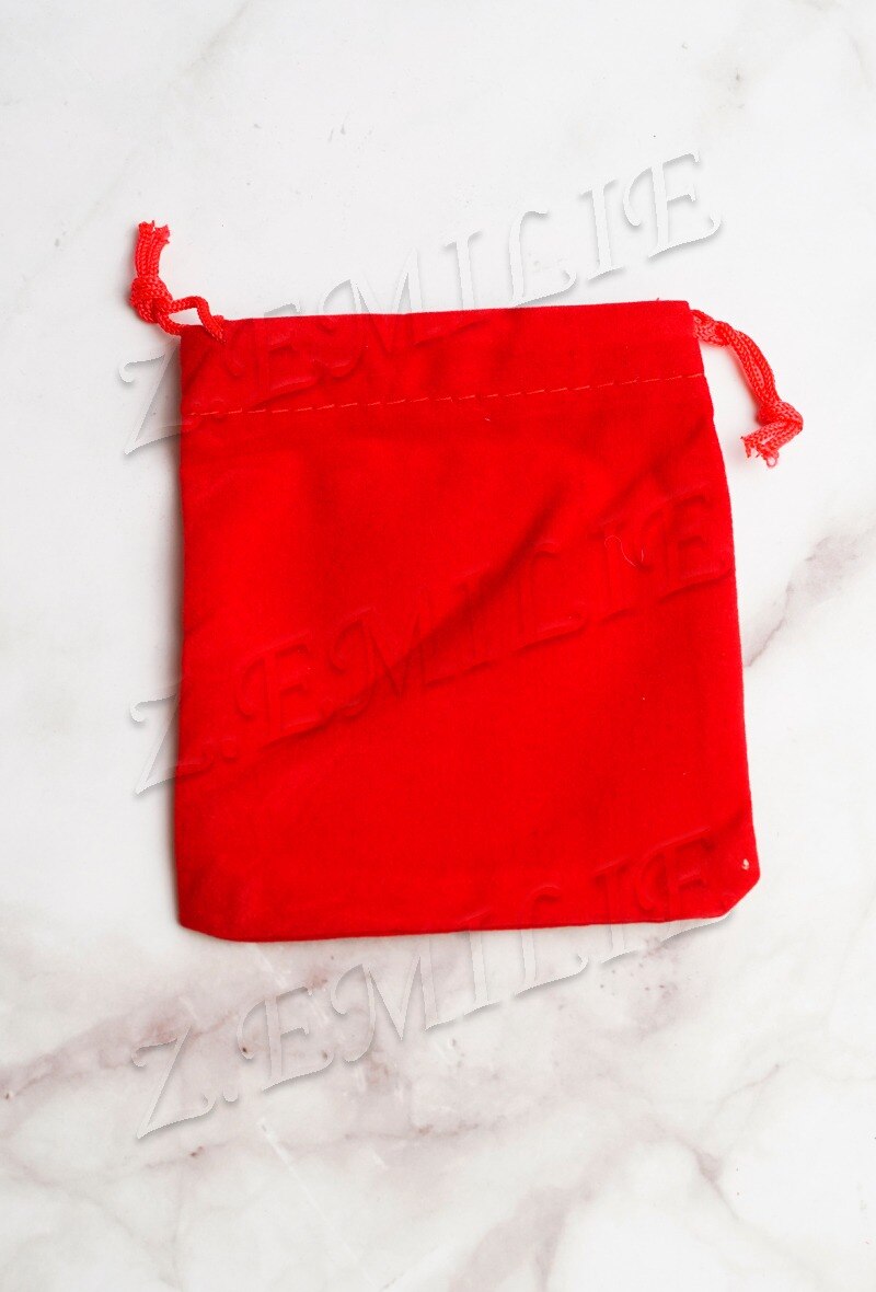 Grossiste Z. Emilie - Sachet cadeau organza velours 9*12cm