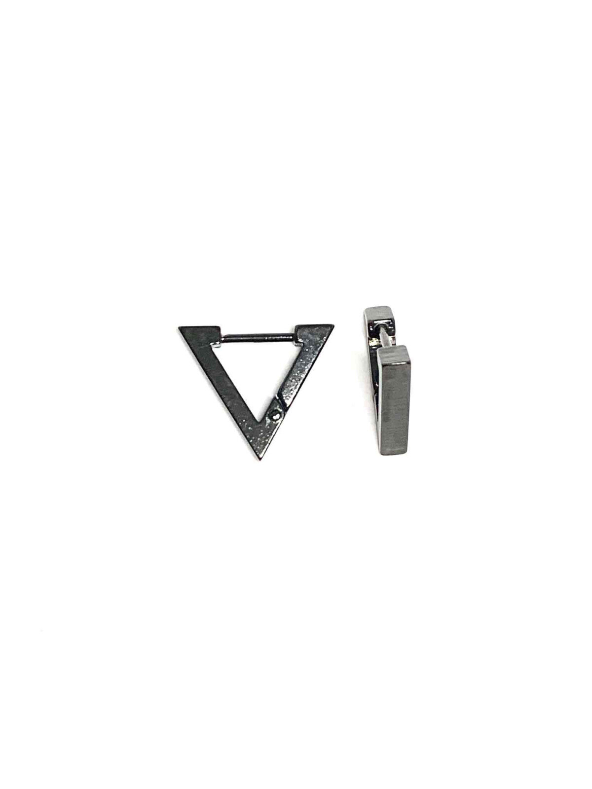 Grossiste Z. Emilie - Boucle d'oreille acier créole triangle