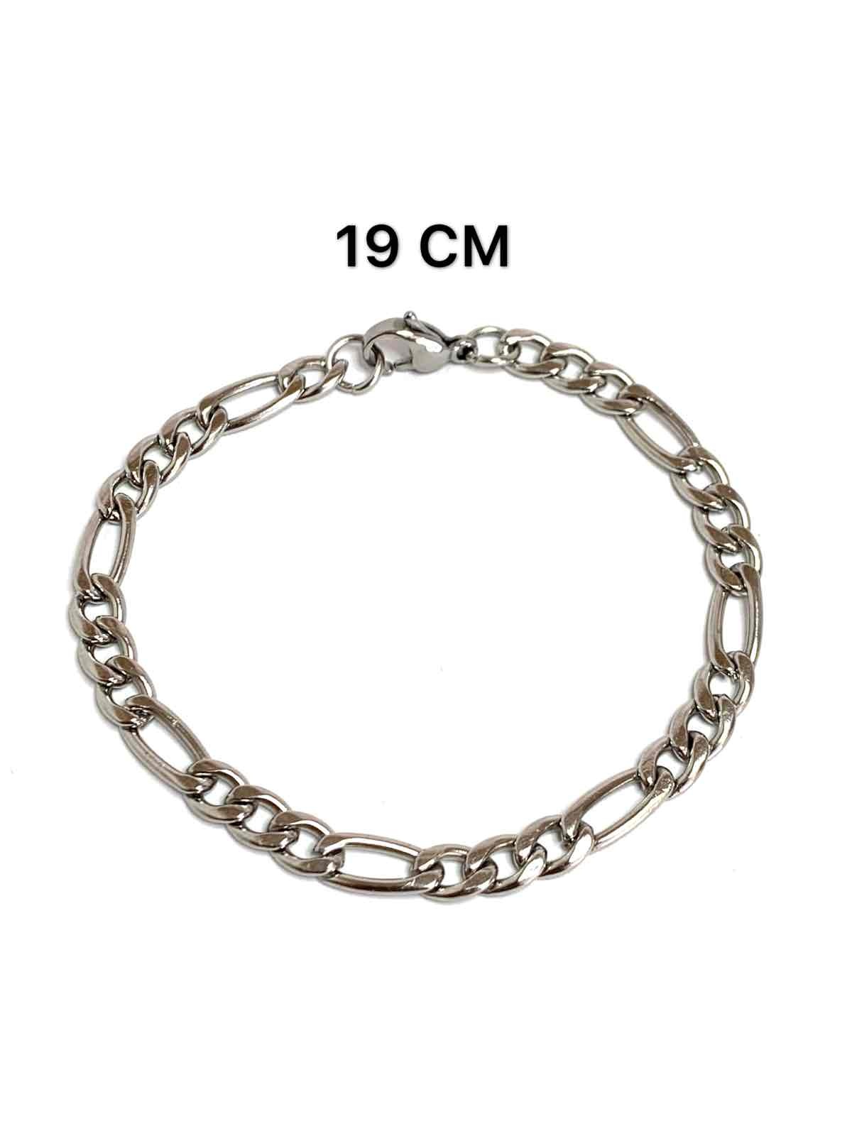 Grossiste Z. Emilie - Bracelet acier maille figaro 1-3 5.5 mm