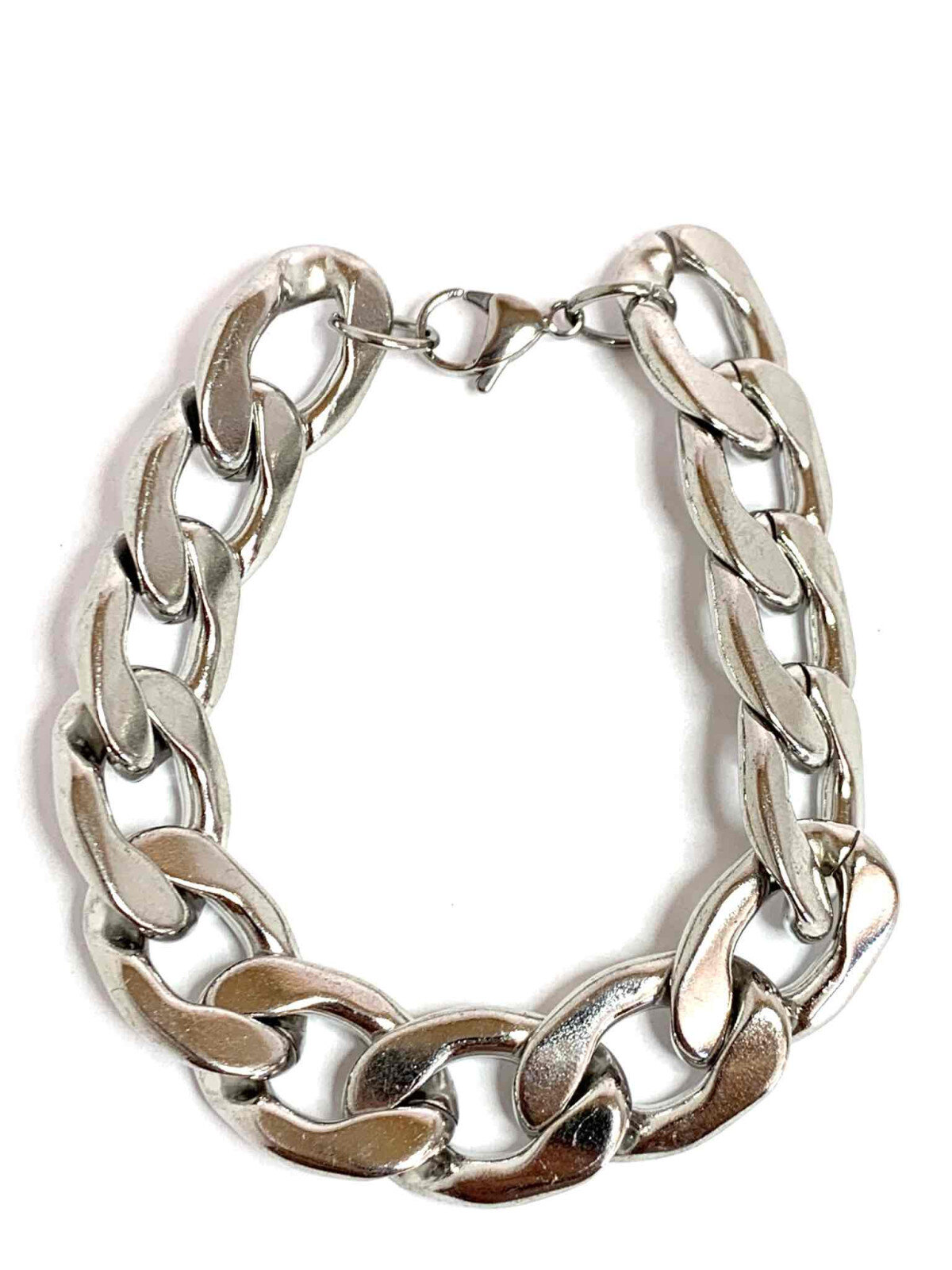 Grossiste Z. Emilie - Bracelet acier maille gourmette 16 mm