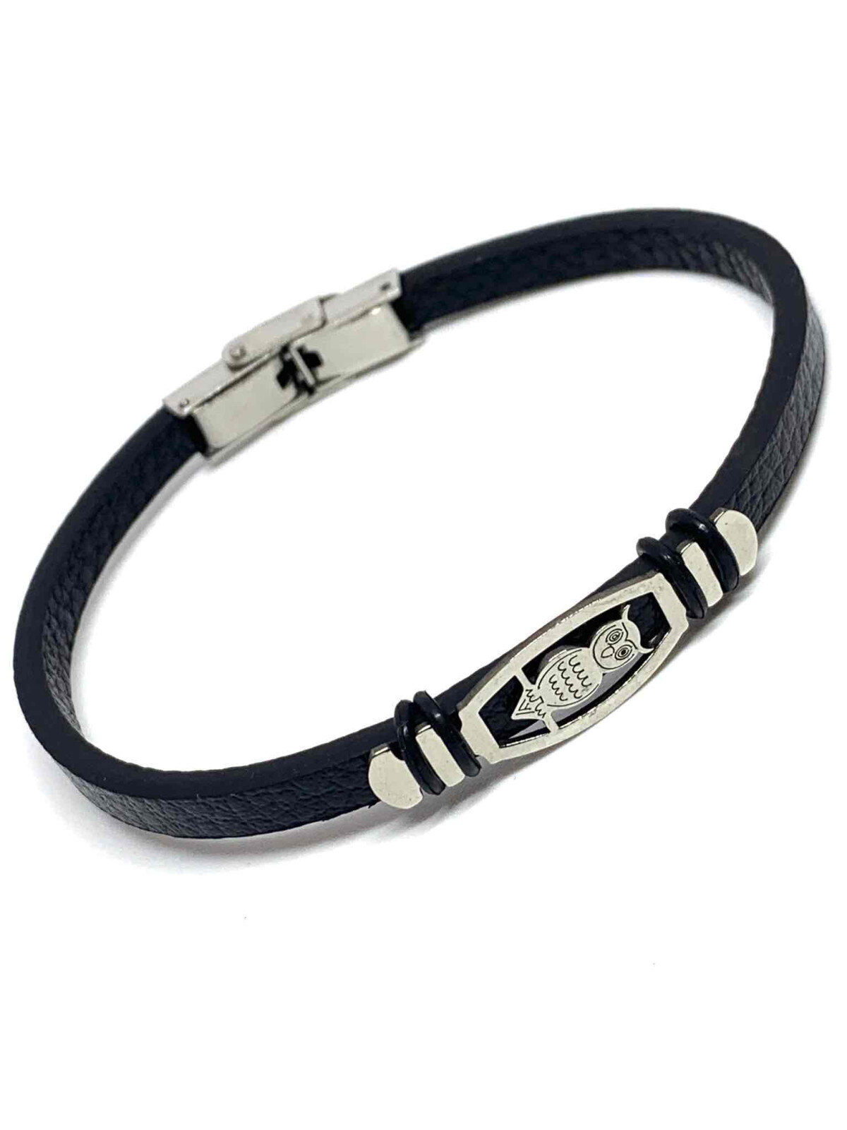 Großhändler Z. Emilie - Eulenarmband aus Stahl
