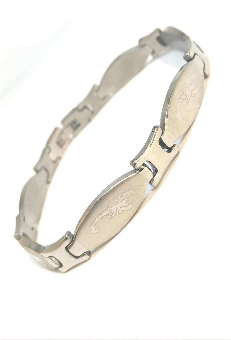Wholesaler Z. Emilie - Scorpion steel bracelet 8mm