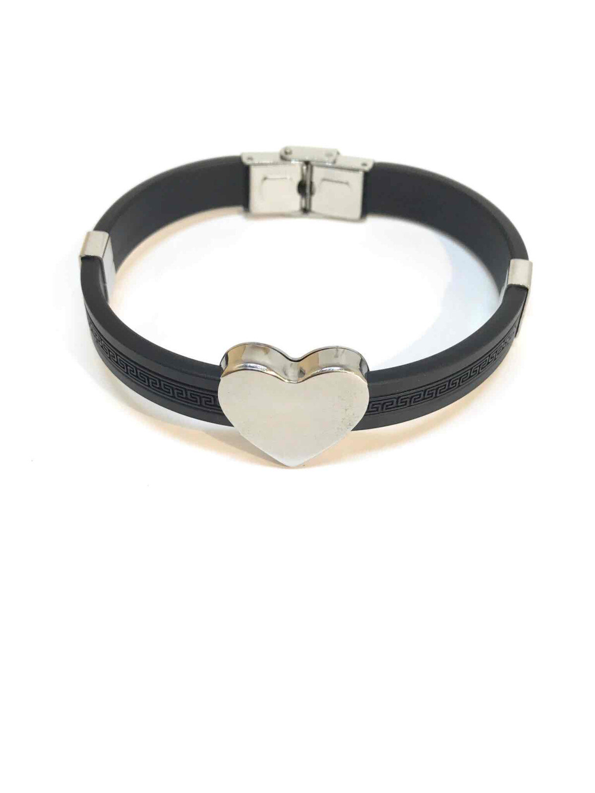 Wholesaler Z. Emilie - Rubber steel bracelet to engrave