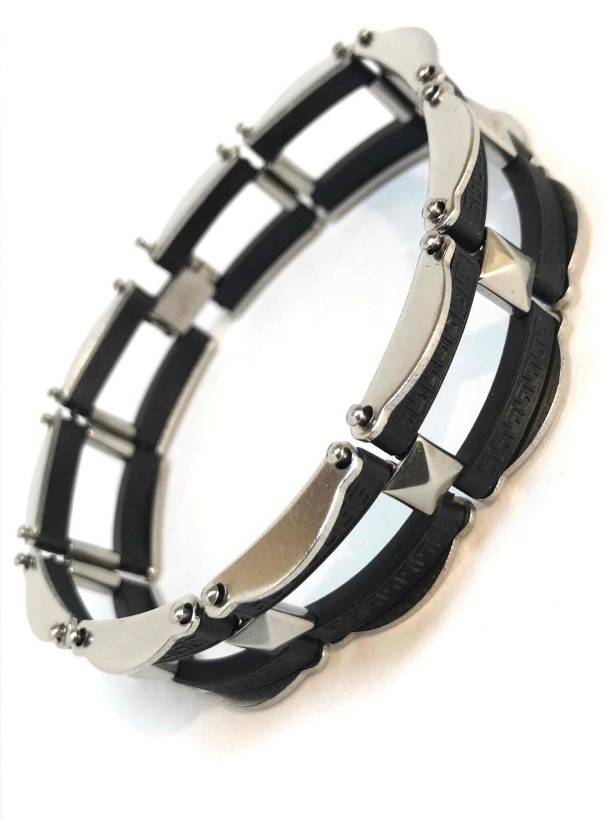 Grossiste Z. Emilie - Bracelet acier caoutchouc