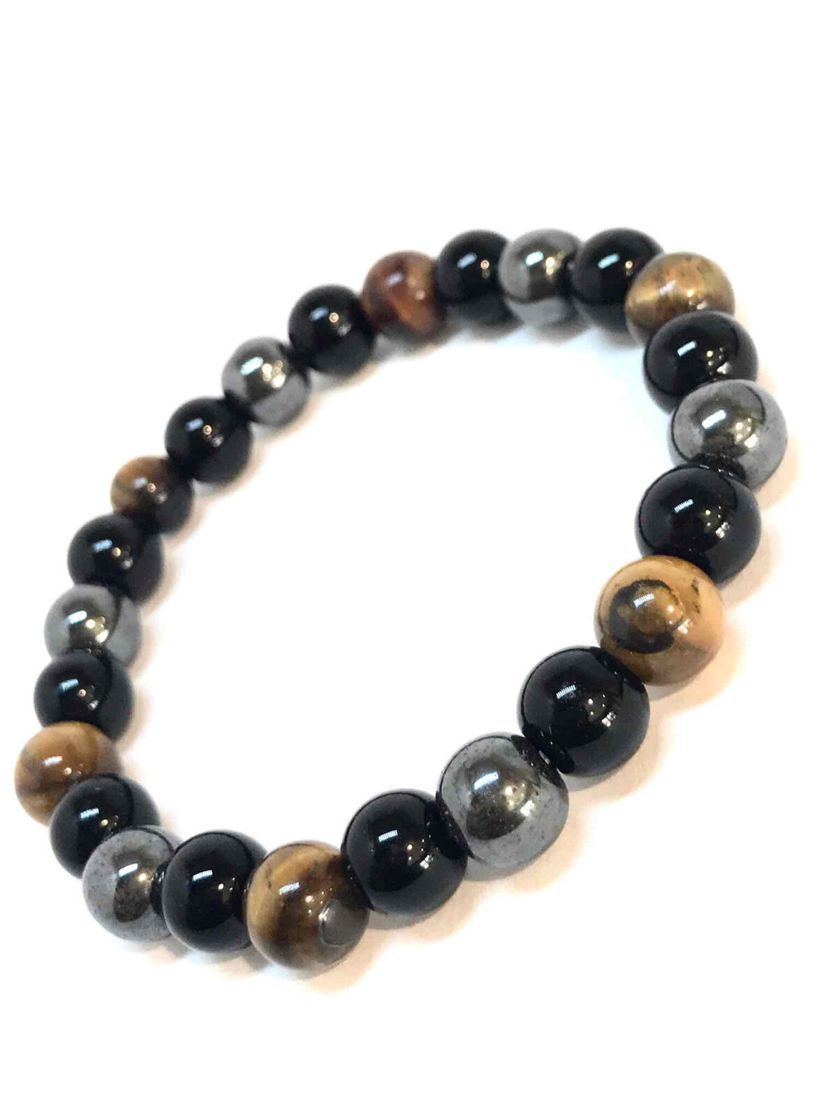 Grossiste Z. Emilie - Bracelet pierre 8mm triple protection