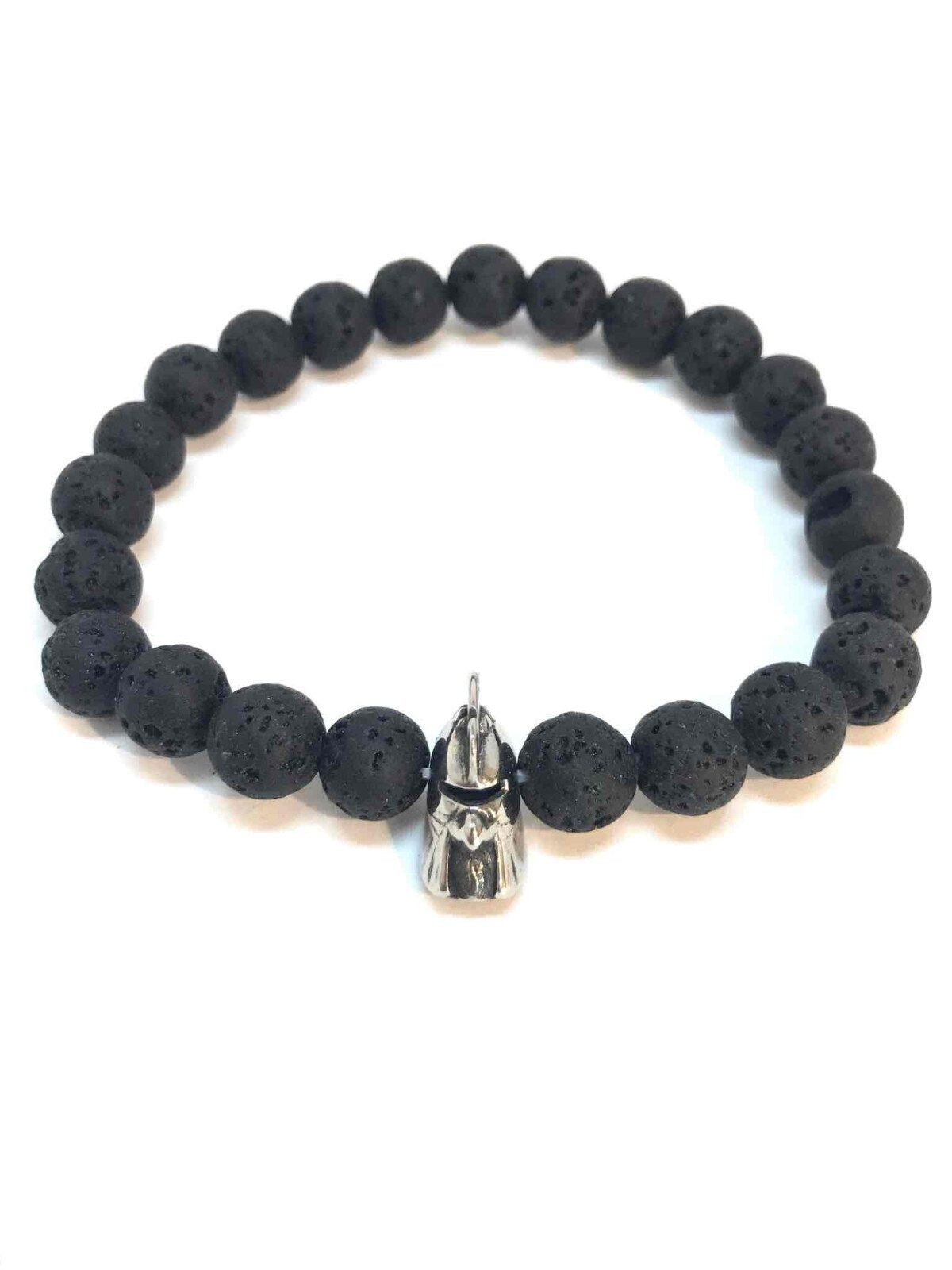 Grossiste Z. Emilie - Bracelet pierre avec tête de guerrier