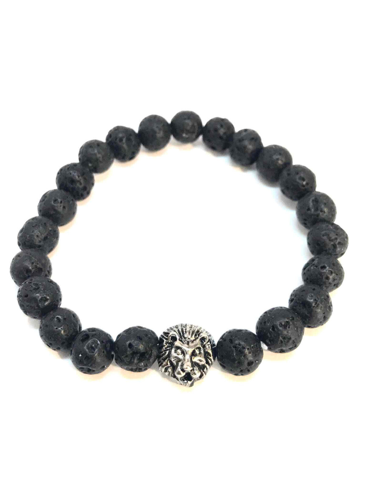 Grossiste Z. Emilie - Bracelet pierre avec tête de lion