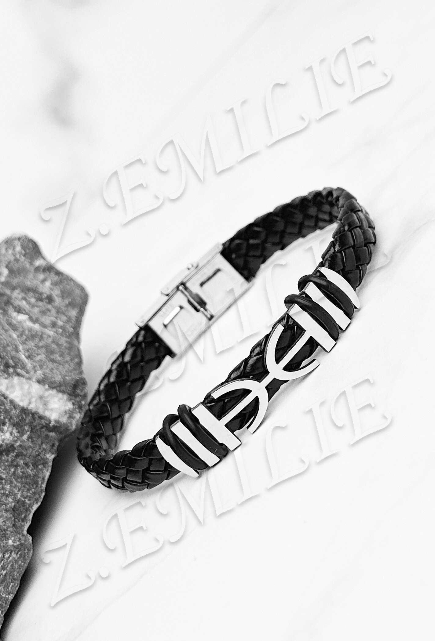 Wholesaler Z. Emilie - Berbere rubber steel bracelet