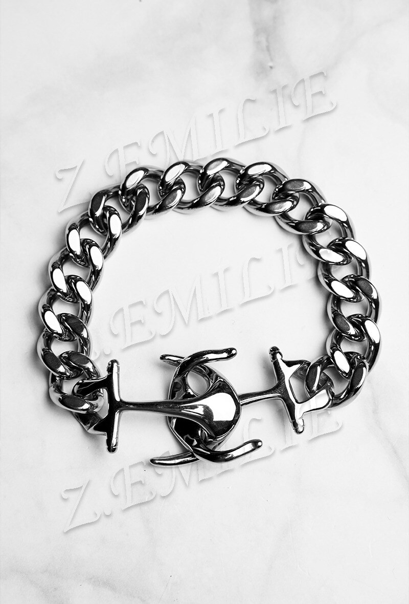 Großhändler Z. Emilie - Marine Anker Stahlarmband