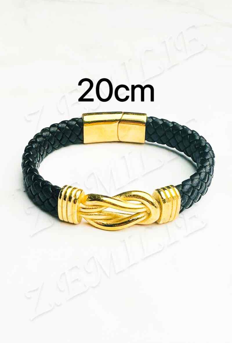 Großhändler Z. Emilie - Knoten Lederarmband