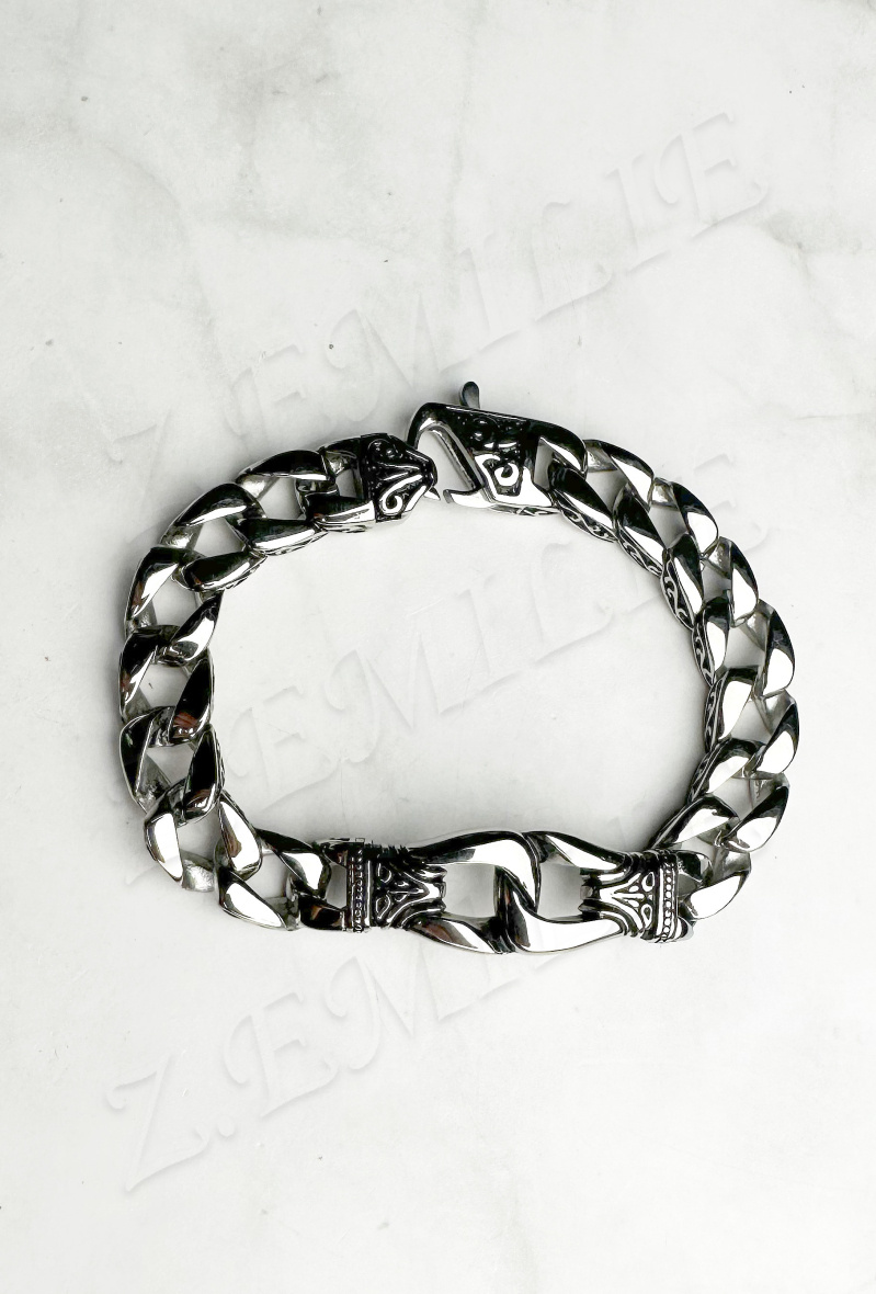 Mayorista Z. Emilie - Pulsera de acero con esposas