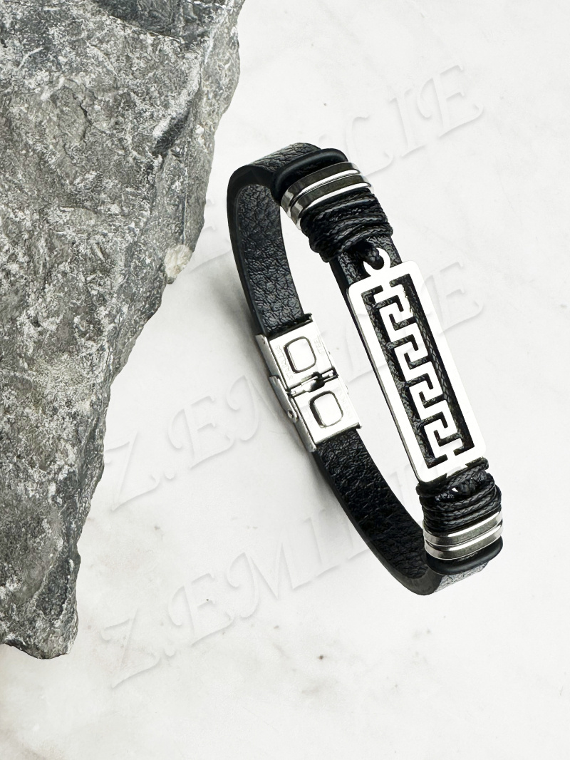 Wholesaler Z. Emilie - Rubber steel bracelet