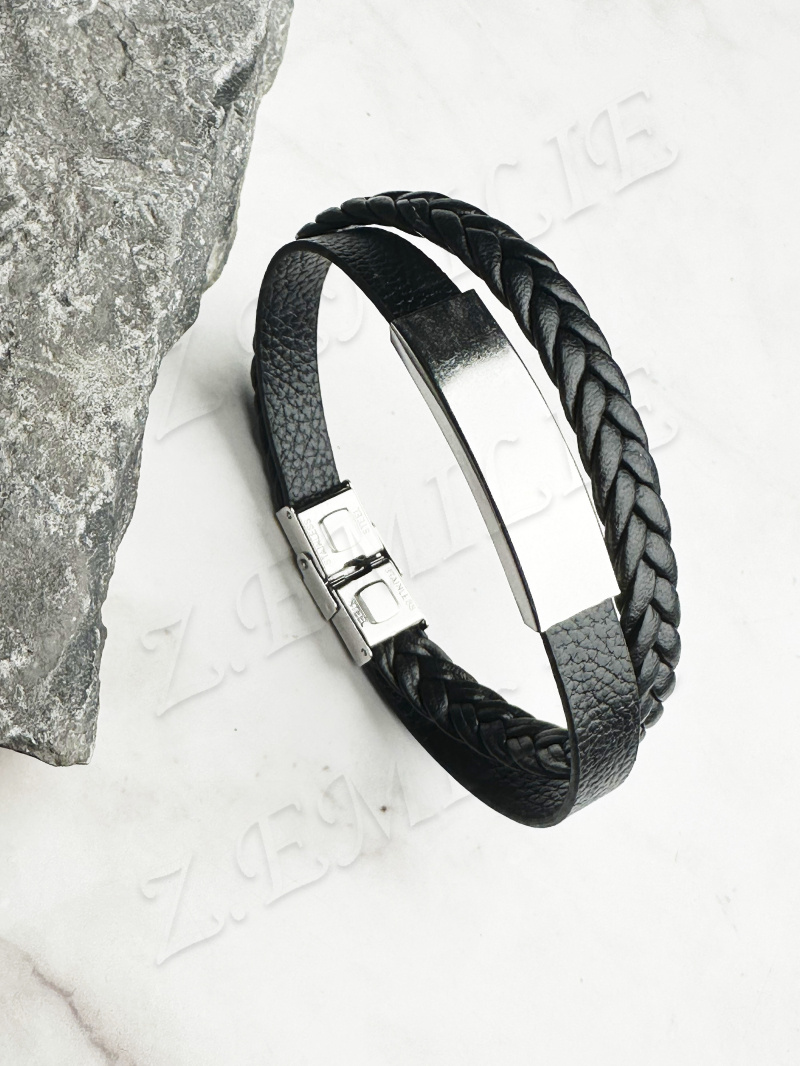 Wholesaler Z. Emilie - Rubber steel bracelet