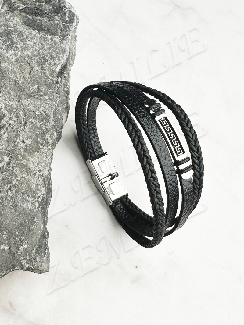 Wholesaler Z. Emilie - Rubber steel bracelet