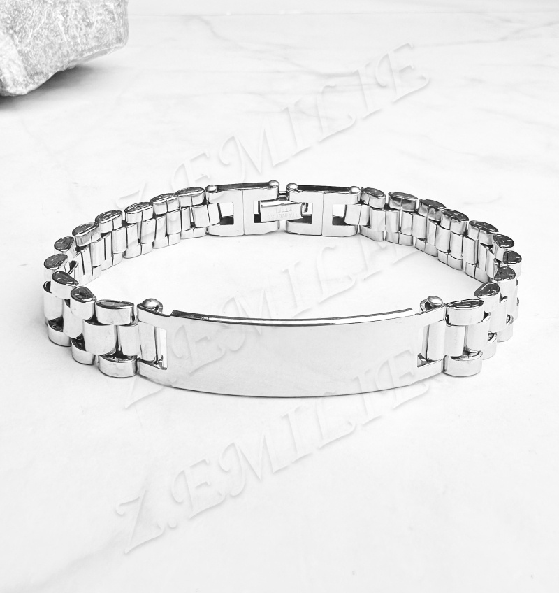 Wholesaler Z. Emilie - Steel bracelet to engrave