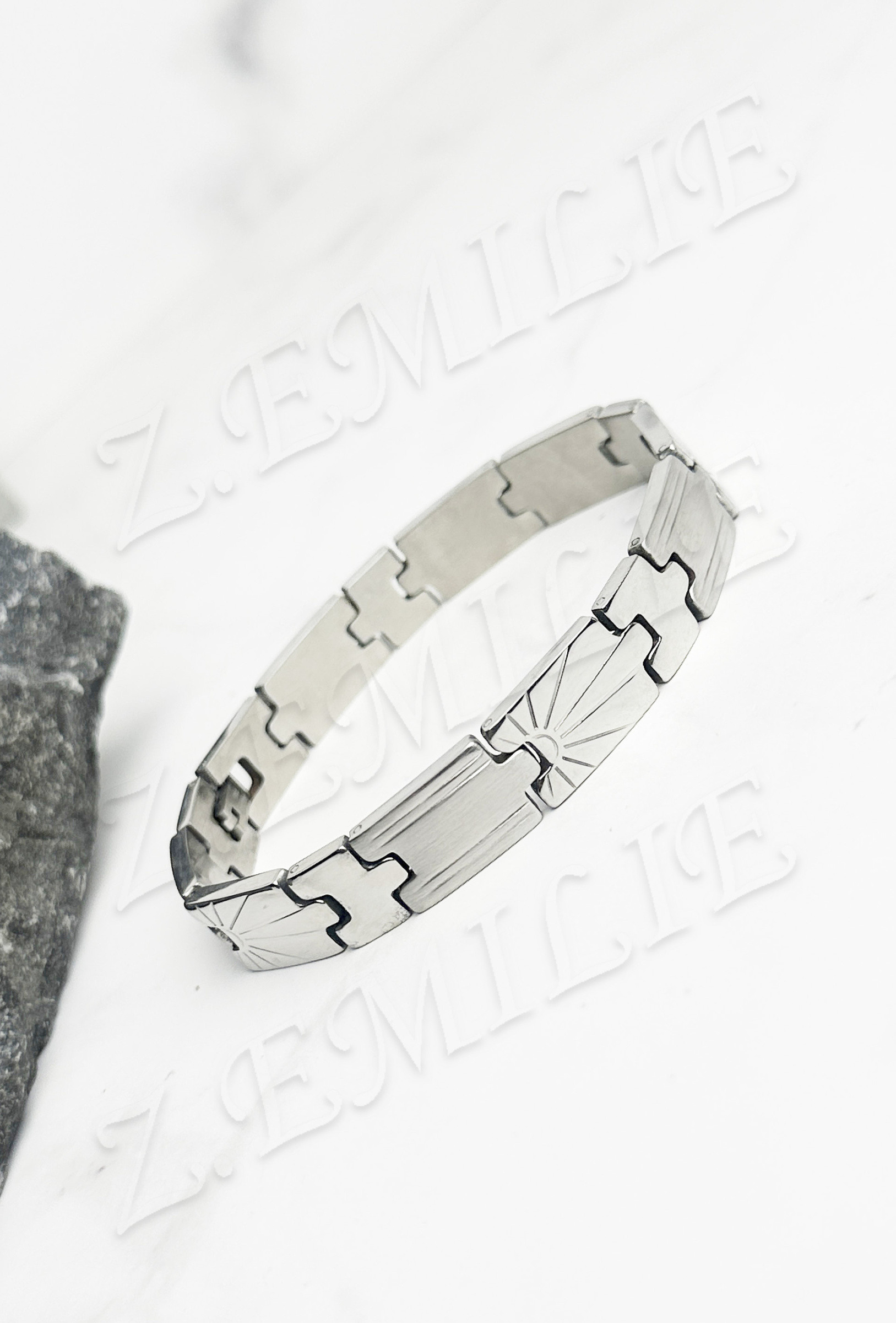 Grossiste Z. Emilie - Bracelet acier