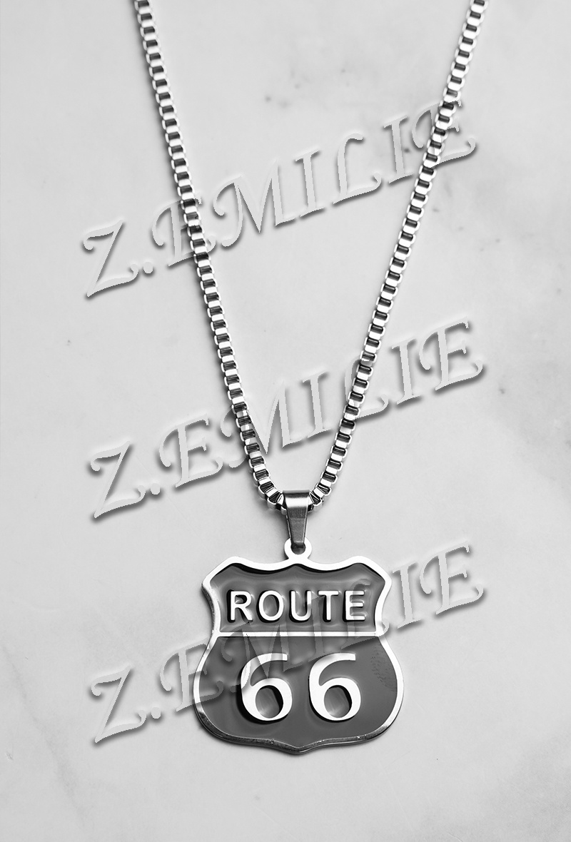 Großhändler Z. Emilie - Runde 66 Stahlhalskette