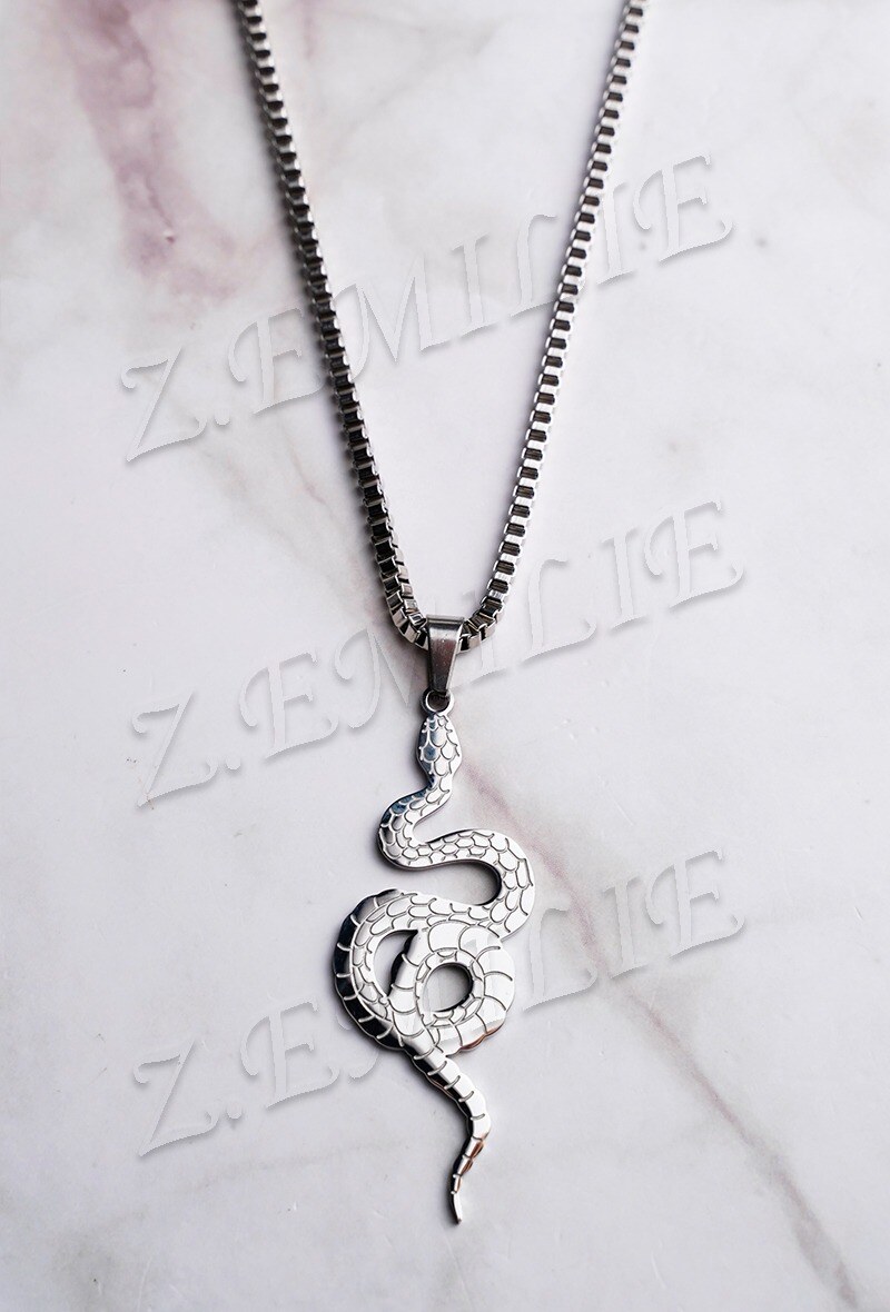 Grossista Z. Emilie - Collana serpente in acciaio