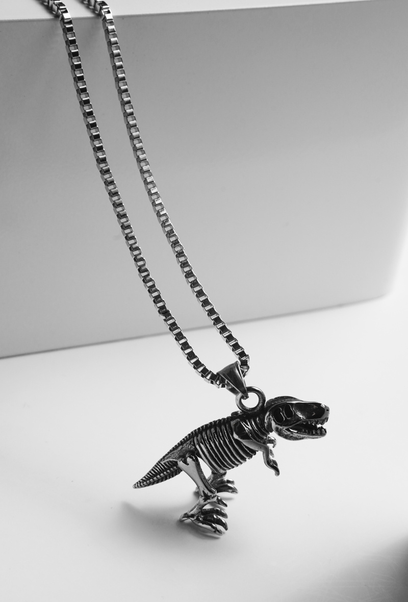 Großhändler Z. Emilie - Dinosaurier Stahlhalskette