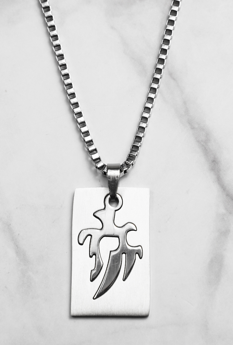 Großhändler Z. Emilie - Tribal Stahlhalskette
