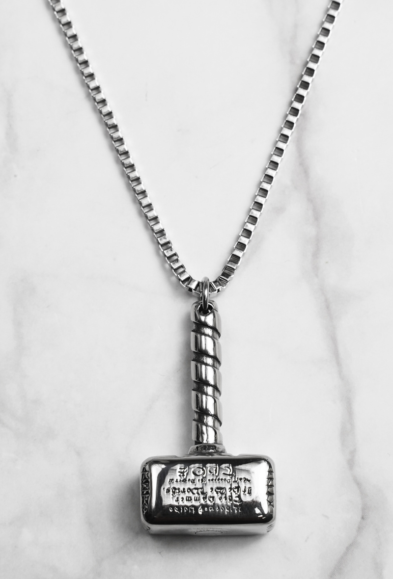 Großhändler Z. Emilie - Thor-Hammer Wikinger Stahlhalskette
