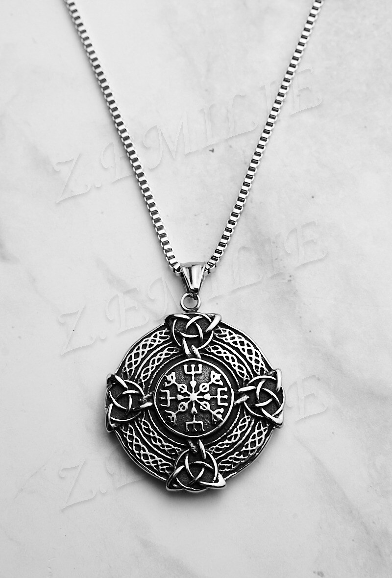 Grossiste Z. Emilie - Collier acier viking