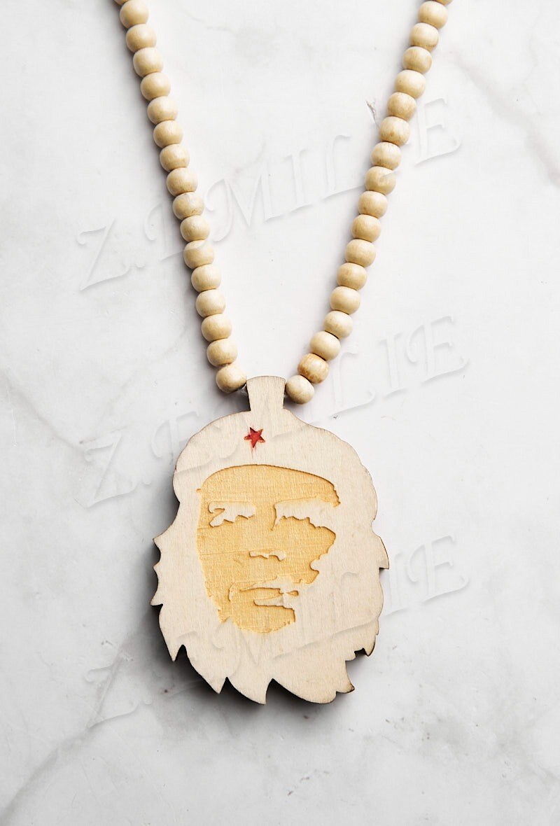 Grossista Z. Emilie - Collana in legno di Che Guevara