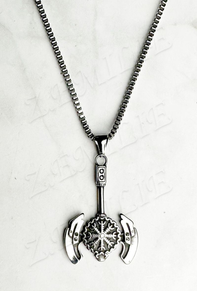 Mayorista Z. Emilie - Collar de hacha de acero