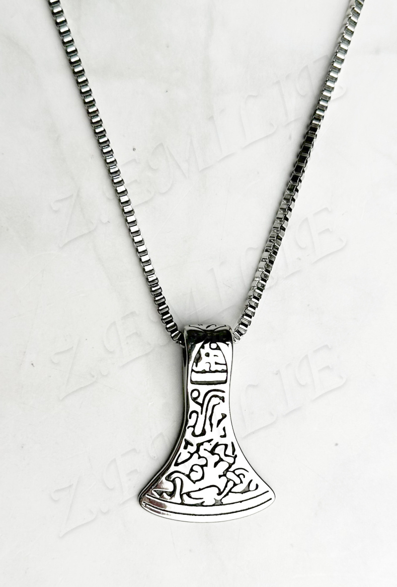 Mayorista Z. Emilie - Collar de hacha de acero