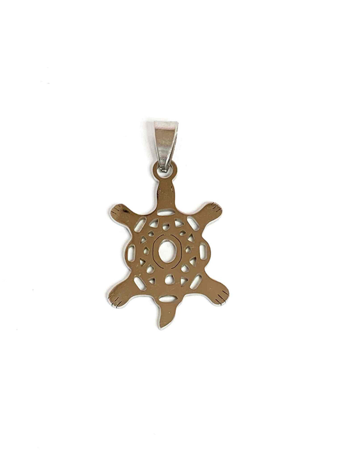 Grossiste Z. Emilie - Pendentif acier tortue