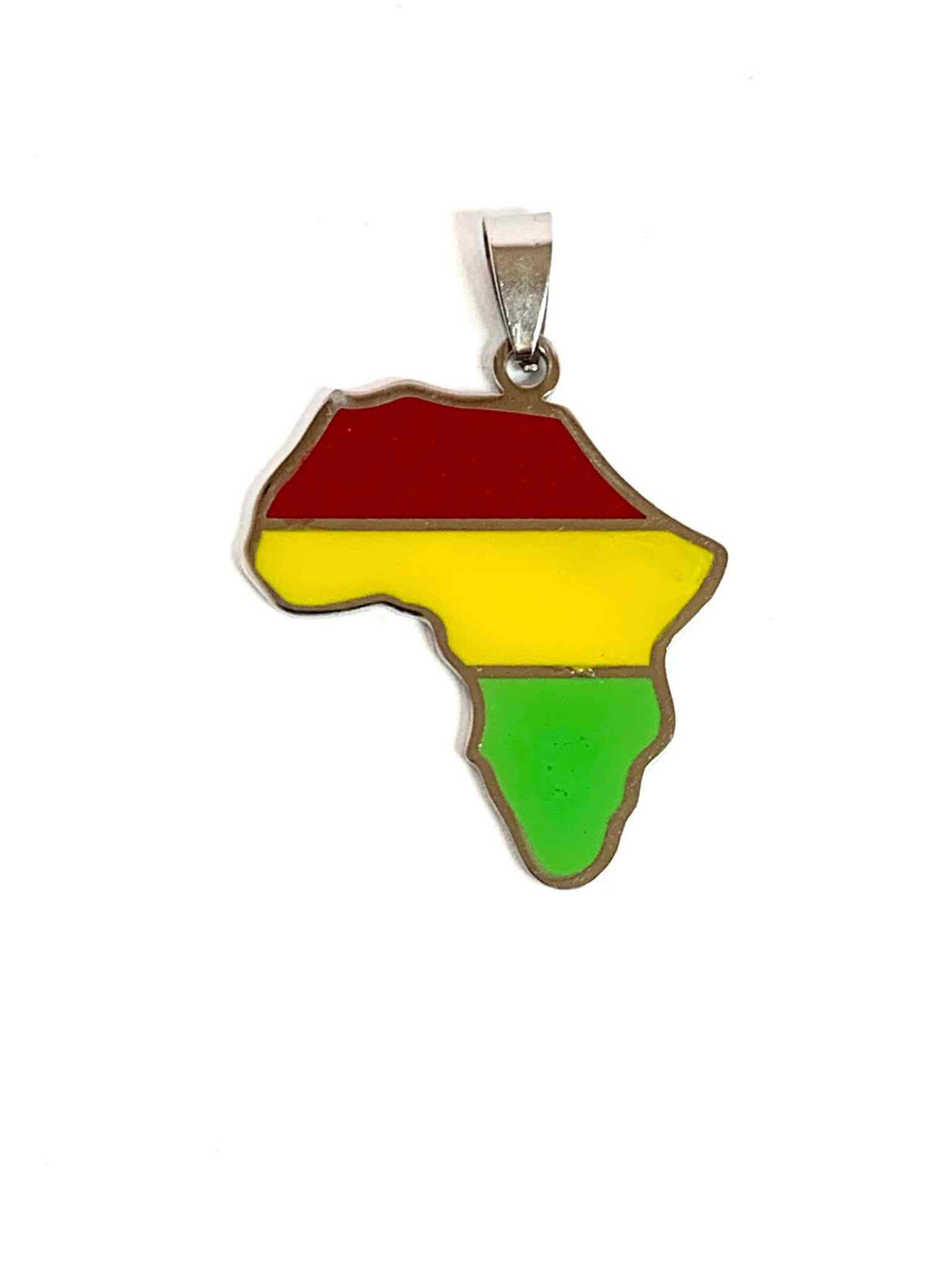 Grossiste Z. Emilie - Pendentif acier carte d'Afrique