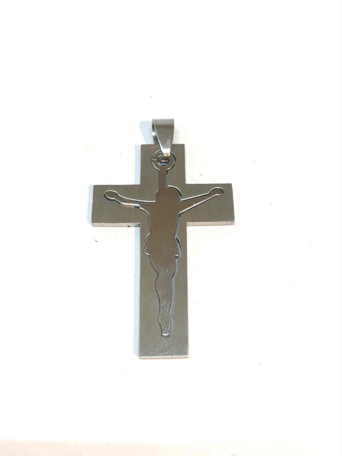 Mayorista Z. Emilie - Colgante de cruz de acero con Jesucristo