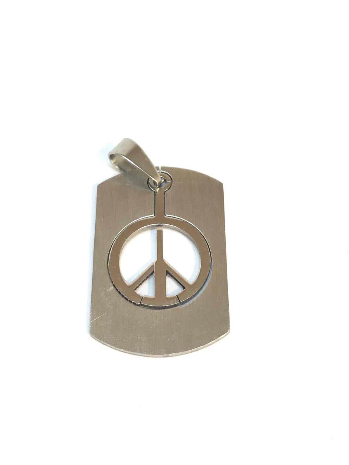 Mayorista Z. Emilie - Colgante de acero peace love