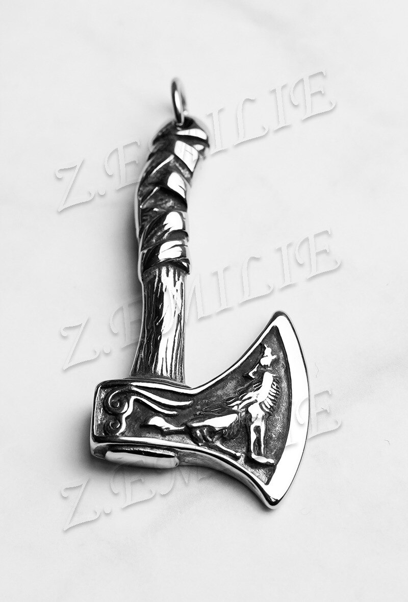 Grossiste Z. Emilie - Pendentif acier hache