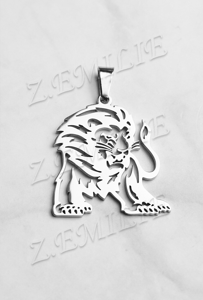 Wholesaler Z. Emilie - Lion steel pendant