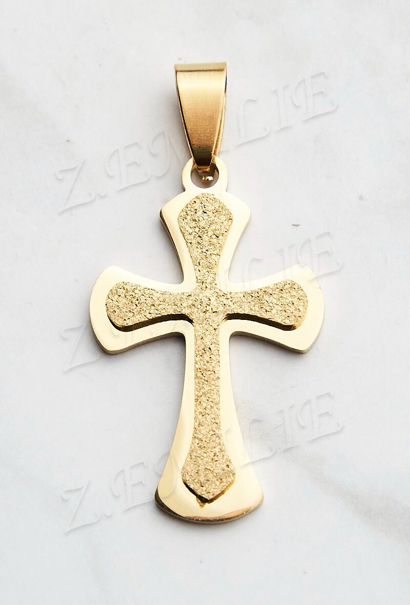 Grossiste Z. Emilie - Pendentif acier croix