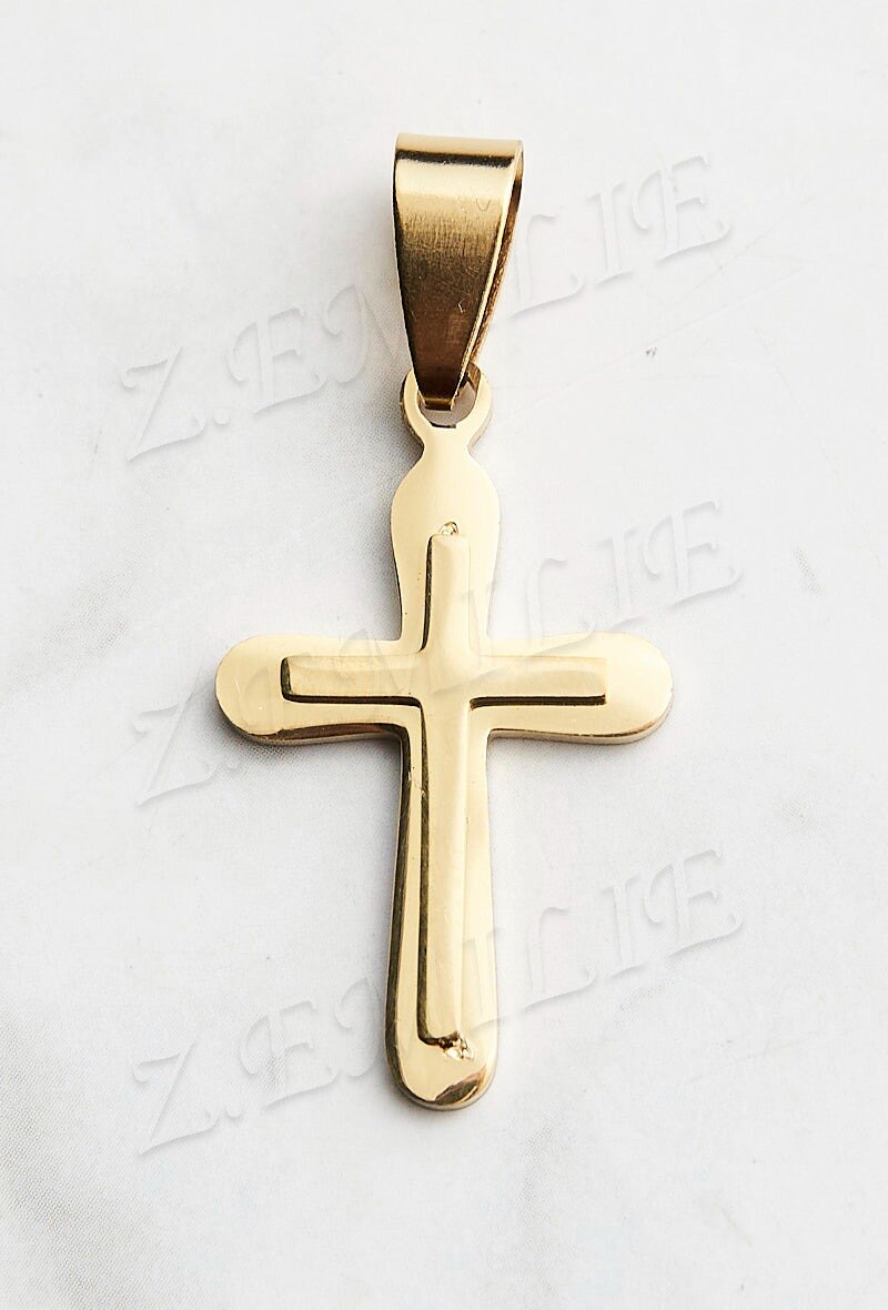 Grossiste Z. Emilie - Pendentif acier croix