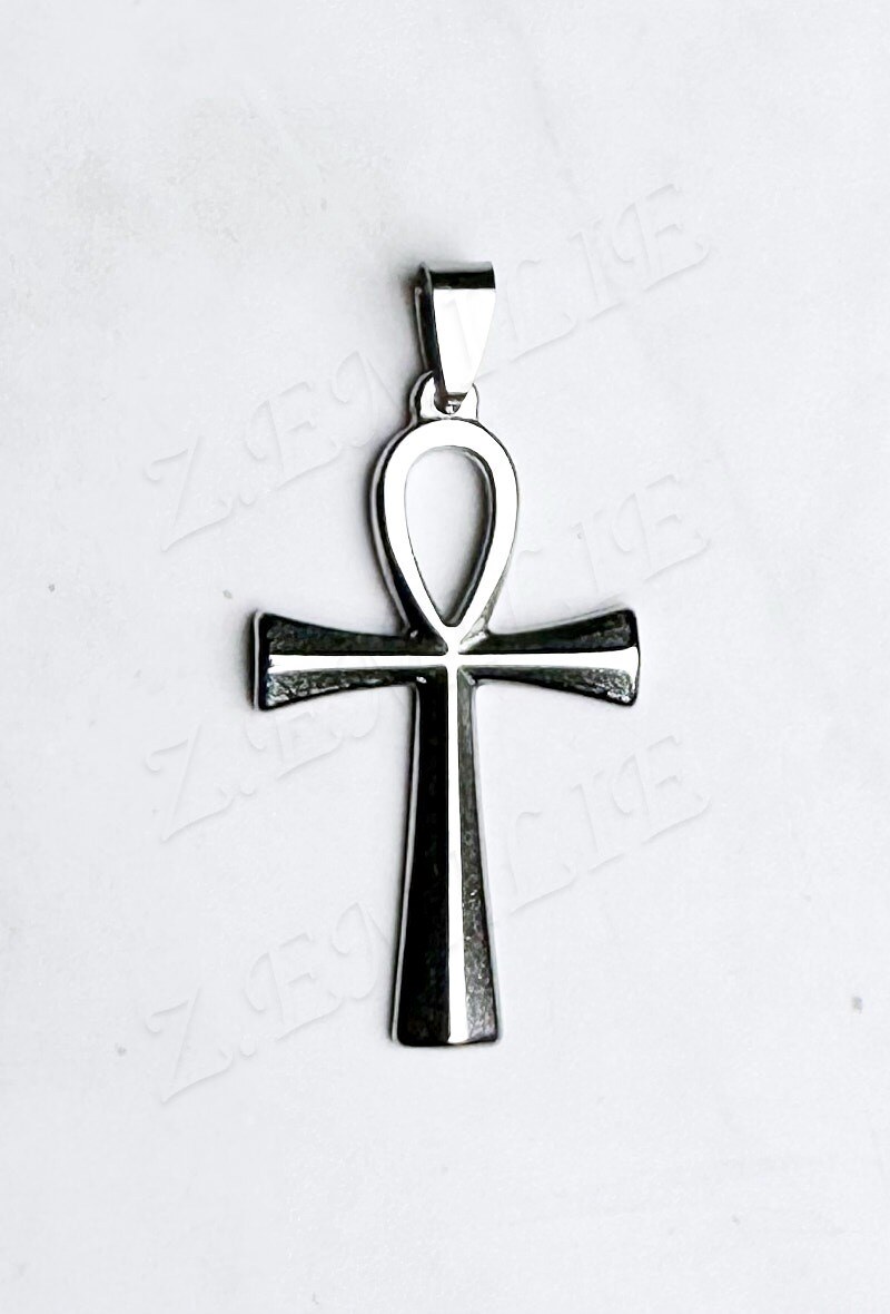 Grossiste Z. Emilie - Pendentif acier croix égypte