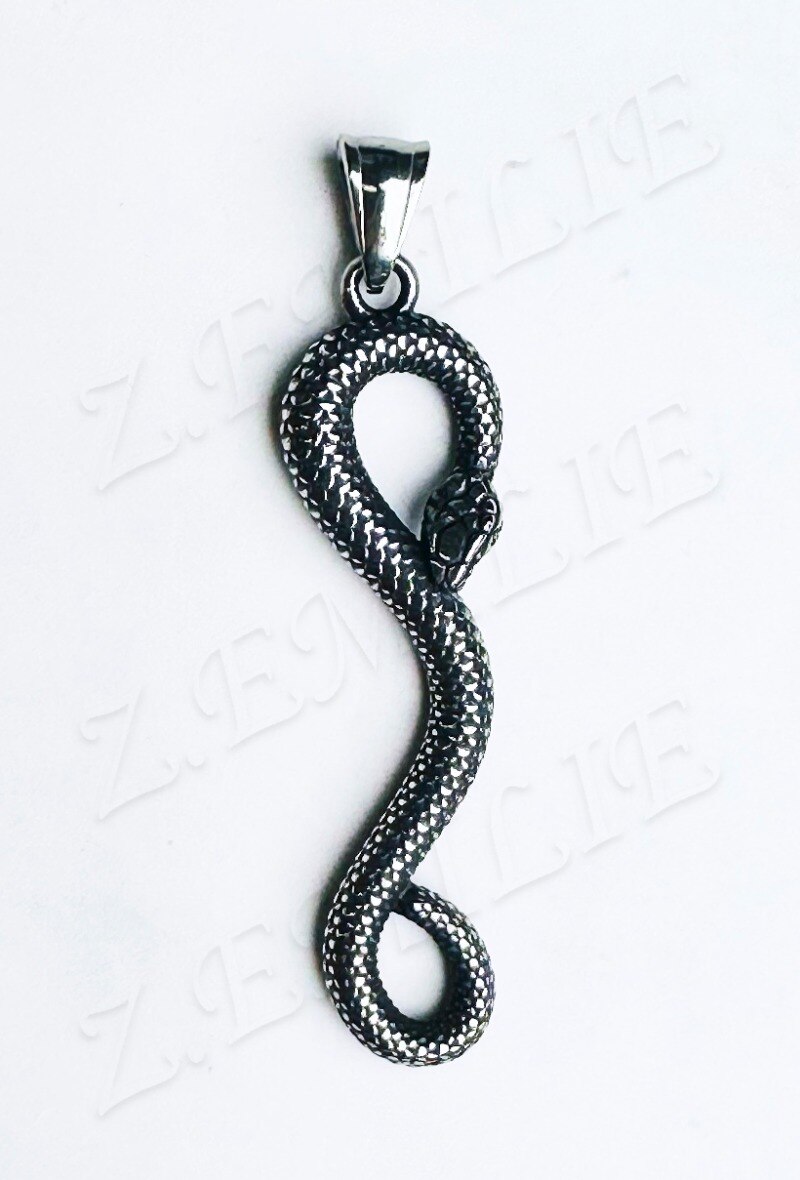 Grossiste Z. Emilie - Pendentif acier serpent